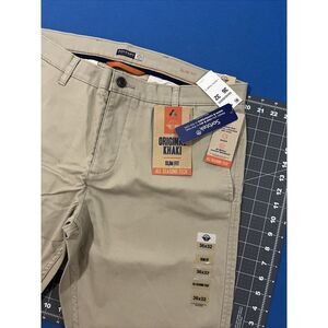 Dockers‎ Original Khaki Slim Mens 36x32 Tan All Seasons Tech Flex - New